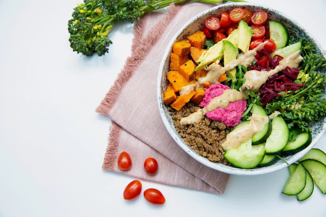 Tazón primaveral nutritivo