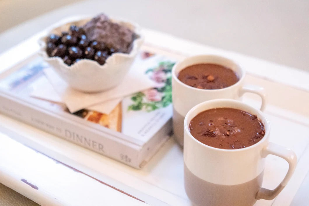 Chocolate con plátano saludable